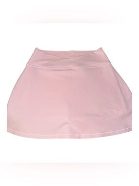 White Fox Pink A-Line Skort In a light pink